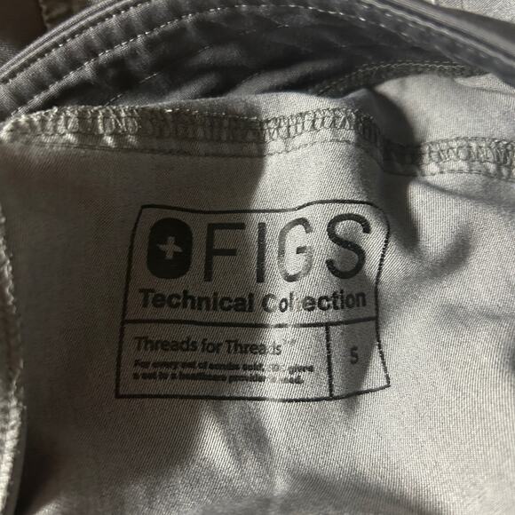 FIGS Womens Kade Cargo Pull On Nursing Medical Scrub Pants Size‎ S Graphite Gray - Picture 10 of 11